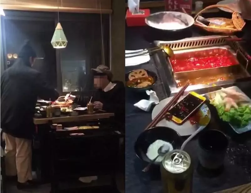 霸道慘了!男友吃火鍋邊玩手機 女友搶過來扔進湯鍋