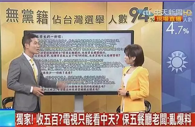 綠媒為何猛打中天?這3張圖曝光原因!網:秒懂
