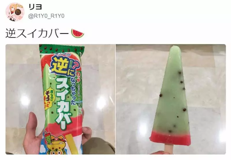 日網友瘋傳「世界各國西瓜冰棒」 瑞士的西瓜籽騙很大…