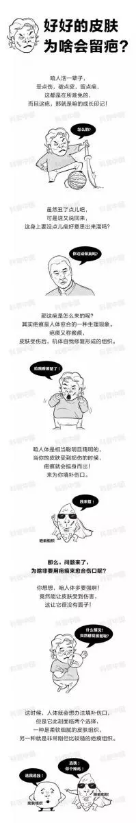 好好的皮膚,為啥會留疤?它為保護你,簡直操碎了心