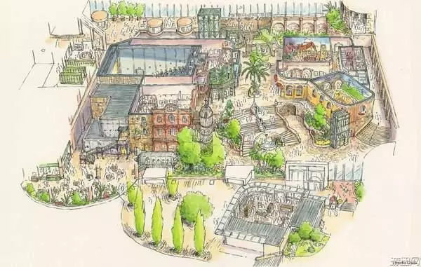 宮崎駿動畫世界主題公園概念圖曝光 2022年秋季開放