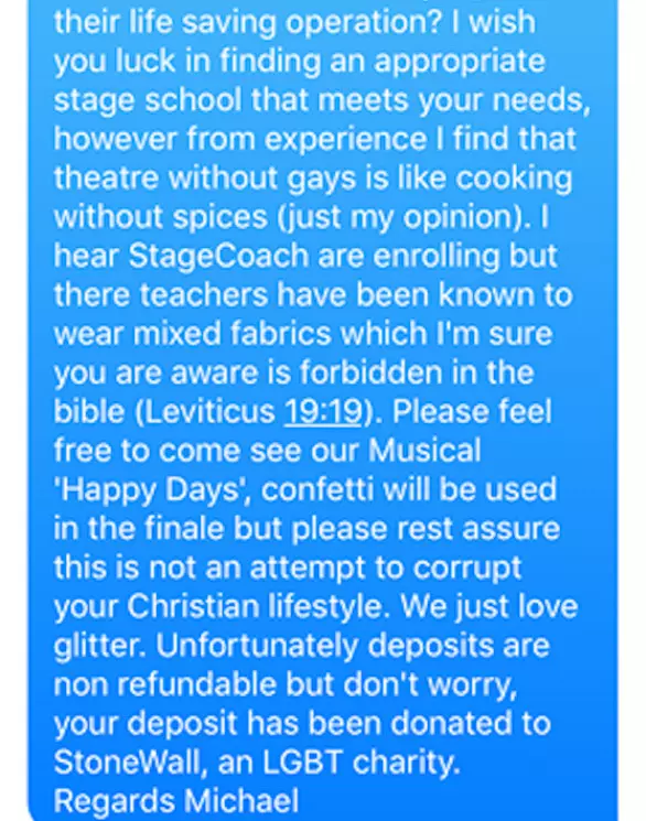 不想要同性戀老師教課 學生媽鬧場遭理智反問:「你也拒看同性戀醫生嗎?」