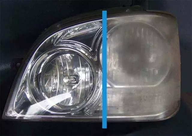 汽車大燈發黃模糊先別換,老司機教你兩招,大燈瞬間變成新的,好聰明啊