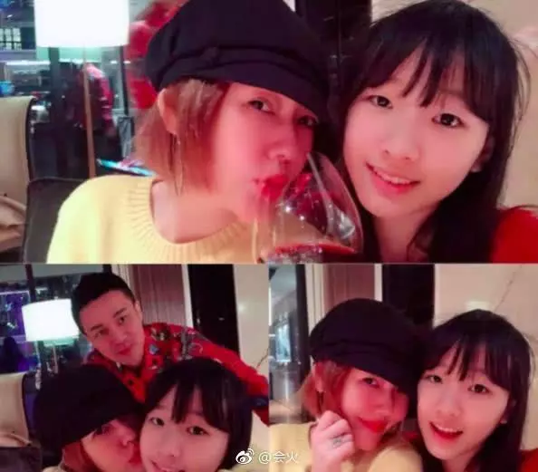 小S闔家跨年,三個女兒整容式長開美炸天,網友:高級臉!