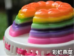 冰冰涼涼QQ的燕菜糕,新年做出來宴客,絕對大受歡迎!每一款都好漂亮,好好吃啊~