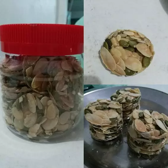 今年最HOT的年餅【杏仁瓜子脆片】,脆脆的口感、越吃越香,強推薦啊!學起來,今年新年就自己做出來,不用出去買啦!