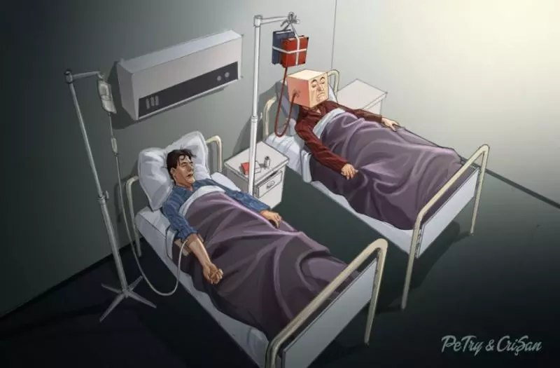 諷刺到最高點! 12張插畫畫出整個社會「不想戳破的潛在價值觀」