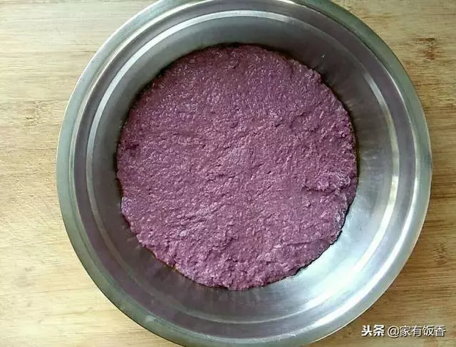 想吃紫薯發糕在家做,一次發酵成功,一看就會特簡單