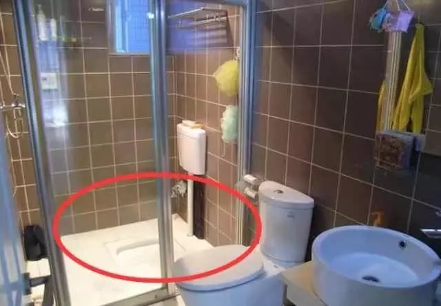頭一次見淋浴房裡裝蹲坑,我罵老公腦子進水,入住後才發現我錯了!