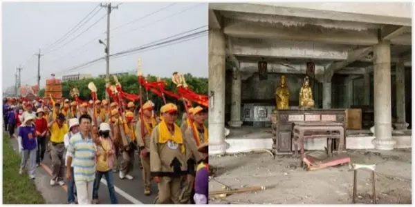 王爺繞境隊伍莫名被一股「神秘力量」拖著走,直到停在這間「陰廟」前才發現太恐怖!知道真相背後一陣涼意!