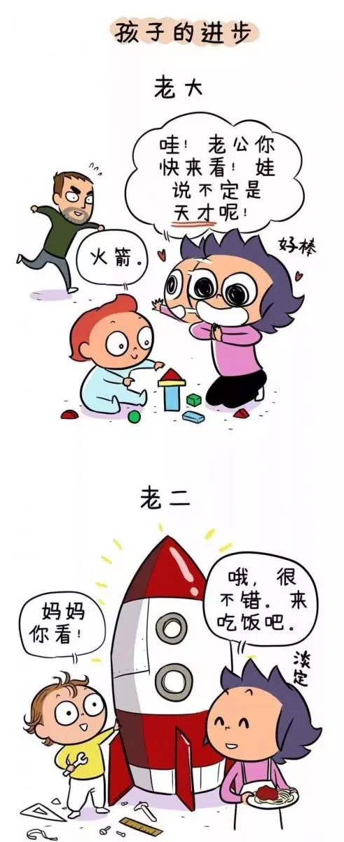 老二為什麼總比老大更聰明?一個媽媽曬出16張圖告訴你為什麼
