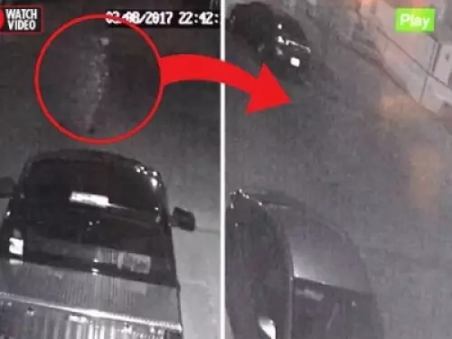 門外感應器一直亮著,出去看又沒人!一看監視攝影機畫面,全家人嚇到隔天連忙搬家逃命!!