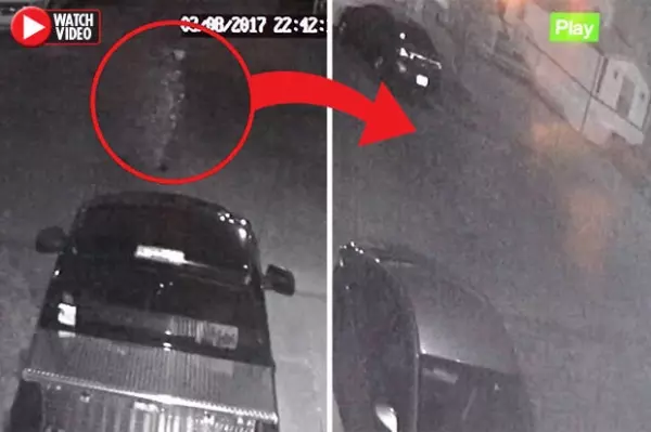 門外感應器一直亮著,出去看又沒人!一看監視攝影機畫面,全家人嚇到隔天連忙搬家逃命!!