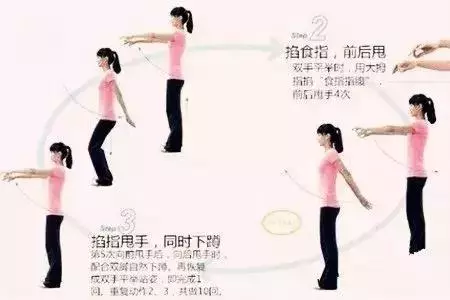 掐著指頭,來甩手,能夠通全身經絡!