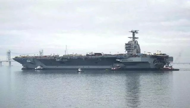 第二艘福特級下水也敵不過近十艘神盾艦下餃子,百年海軍剛剛起步