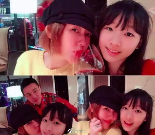 小S闔家跨年,三個女兒整容式長開美炸天,網友:高級臉!