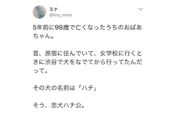 7個日網友超狂分享「別人沒經歷過的體驗」 奶奶摸過忠犬八公本尊!