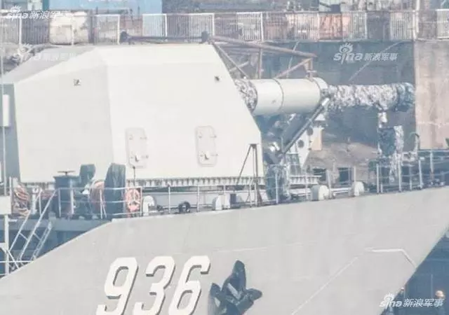 中國大陸電磁炮試驗艦離港測試