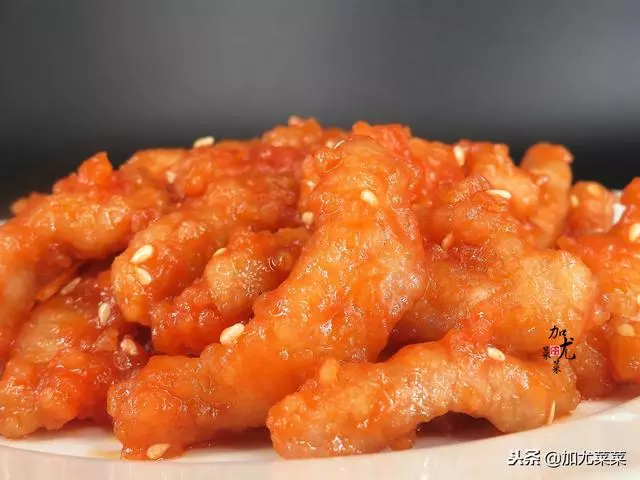 孩子最愛的家常菜,糖醋裡脊這樣做,孩子吃2碗米飯,家長都學下