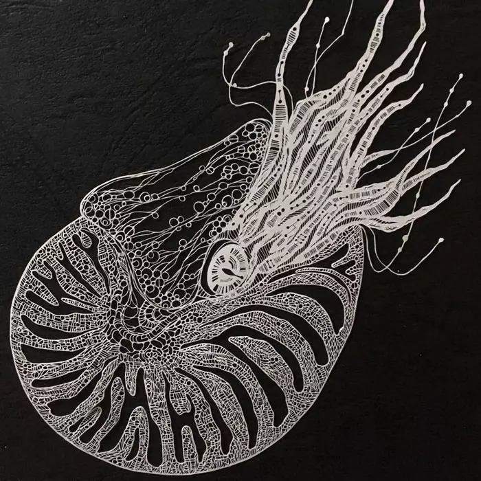 日本媽媽的剪紙作品太神了 年度大作「海章魚」宛如吹彈可破的肌膚