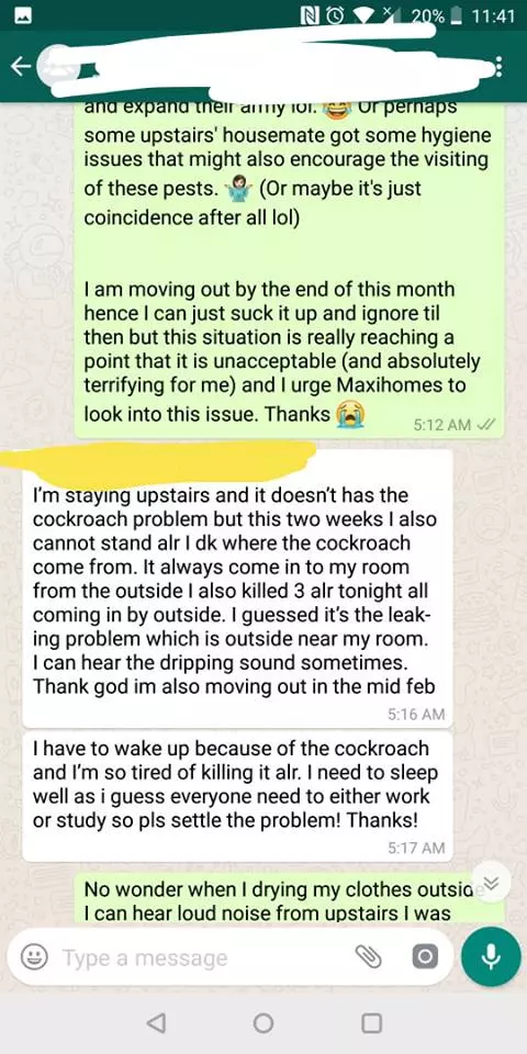 史上最骯髒的Housemate! 大馬網民發現家裡蟑螂越來越多, 好奇打開女室友房門竟發現恐怖一幕