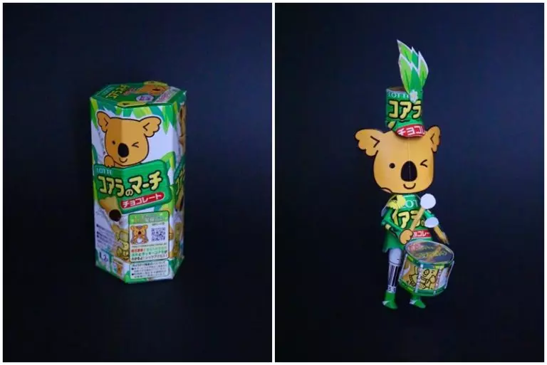 他吃完零食靈機一動「小熊餅乾盒→超萌小鼓手」!品客叔叔「巧手一變成韓系美男團」萬人讚翻