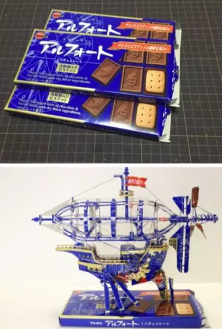 他吃完零食靈機一動「小熊餅乾盒→超萌小鼓手」!品客叔叔「巧手一變成韓系美男團」萬人讚翻