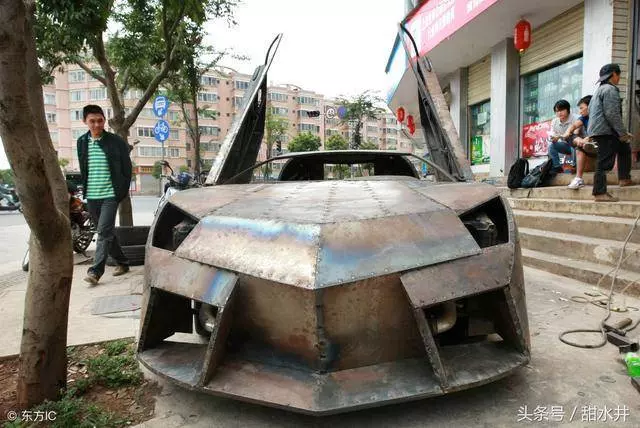 美發店老闆買不起1500萬跑車雇三名焊工造出蘭博基尼 耗資9萬元