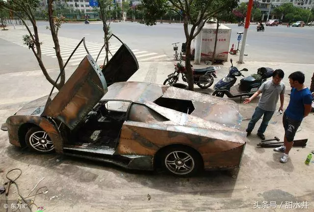 美發店老闆買不起1500萬跑車雇三名焊工造出蘭博基尼 耗資9萬元