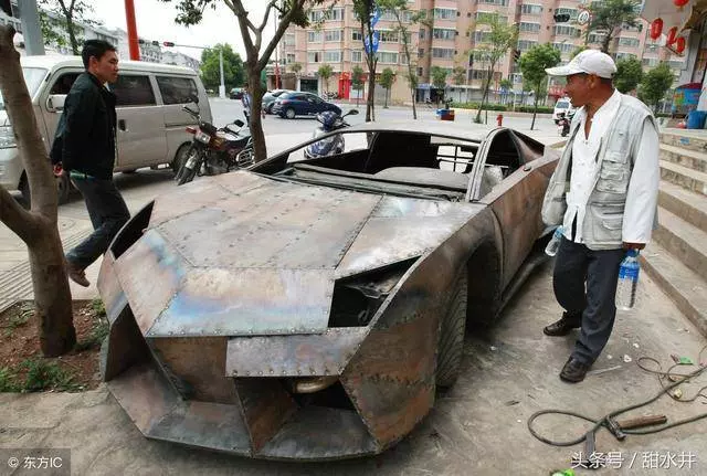 美發店老闆買不起1500萬跑車雇三名焊工造出蘭博基尼 耗資9萬元