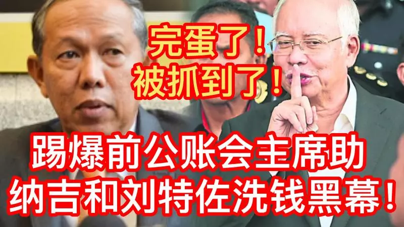 【前公帳會主席完蛋了】林吉祥爆出他為納吉及劉特佐一馬案洗黑錢內幕!