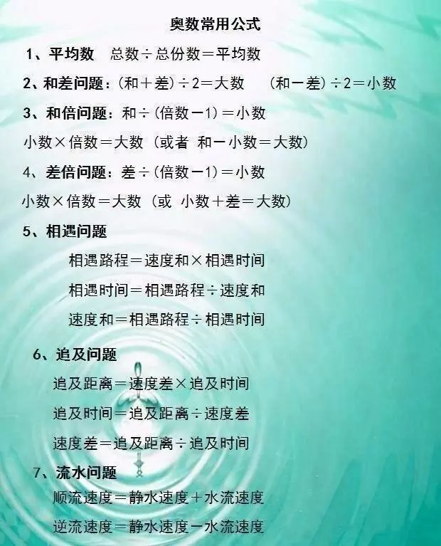 博士媽媽太厲害了,把公式表貼牆上,天天給兒子背,考試不下98分