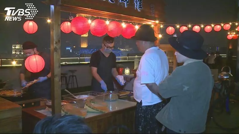 韓市長帶動夜市文化 五星飯店首創空中夜市