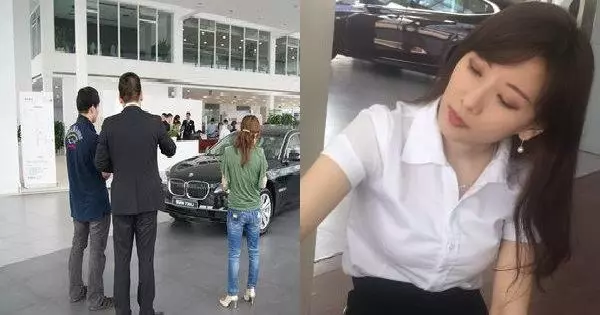 男子看上寶馬3系車,女銷售員諷刺:買了就嫁給你,男子做法大快人心!