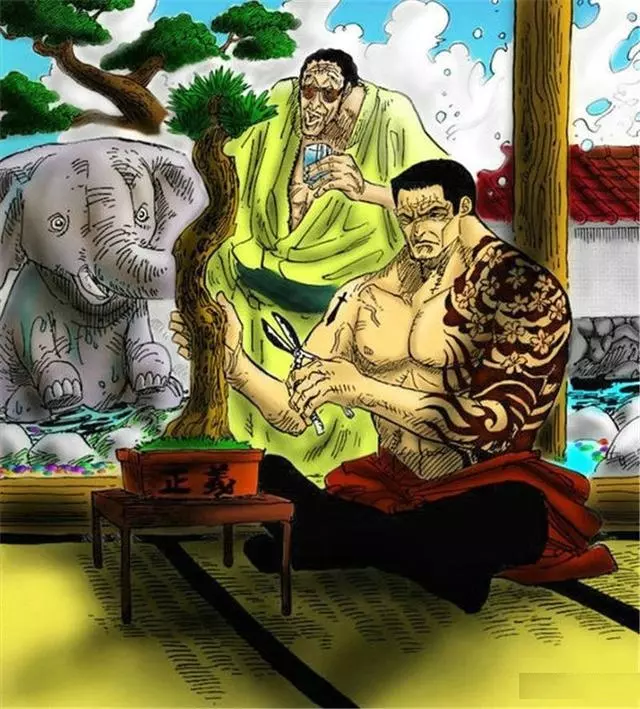 海賊王:赤犬隱瞞的秘密,紋身大有來頭,青雉知道1個