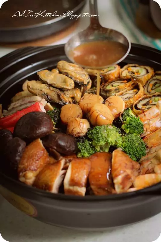 【Homemade盆菜做法!】一起學做homemade盆菜,新年吃了幸福滿滿~~
