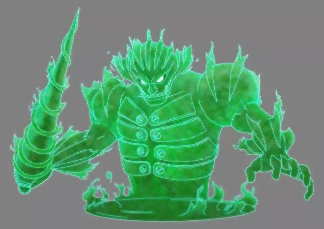 火影中岸本用顏色劃分查克拉,其中有三種顏色都僅一人擁有