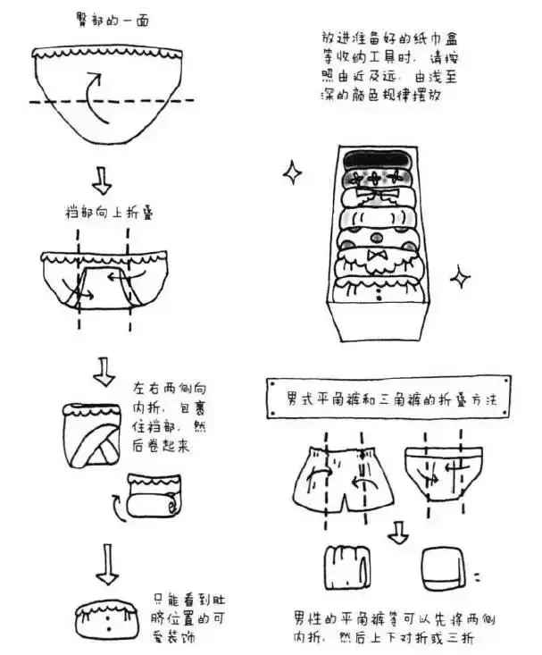 日本超強疊衣法,一個抽屜就能當衣帽間!