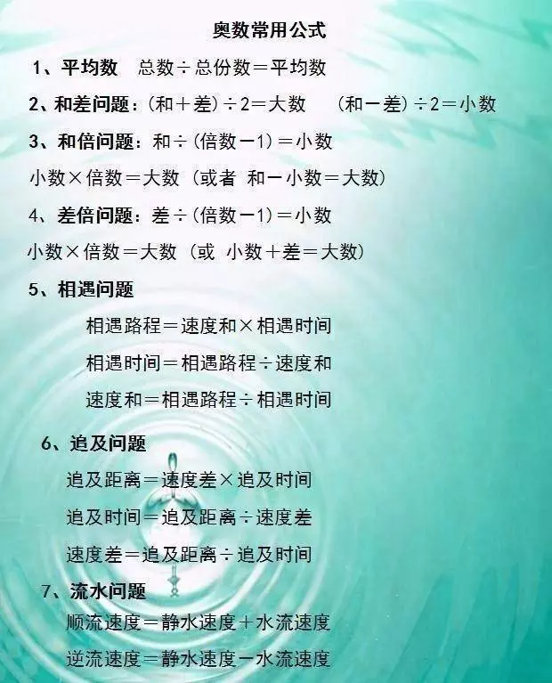 博士媽媽太厲害了,把公式表貼牆上,天天給兒子背,考試不下98分