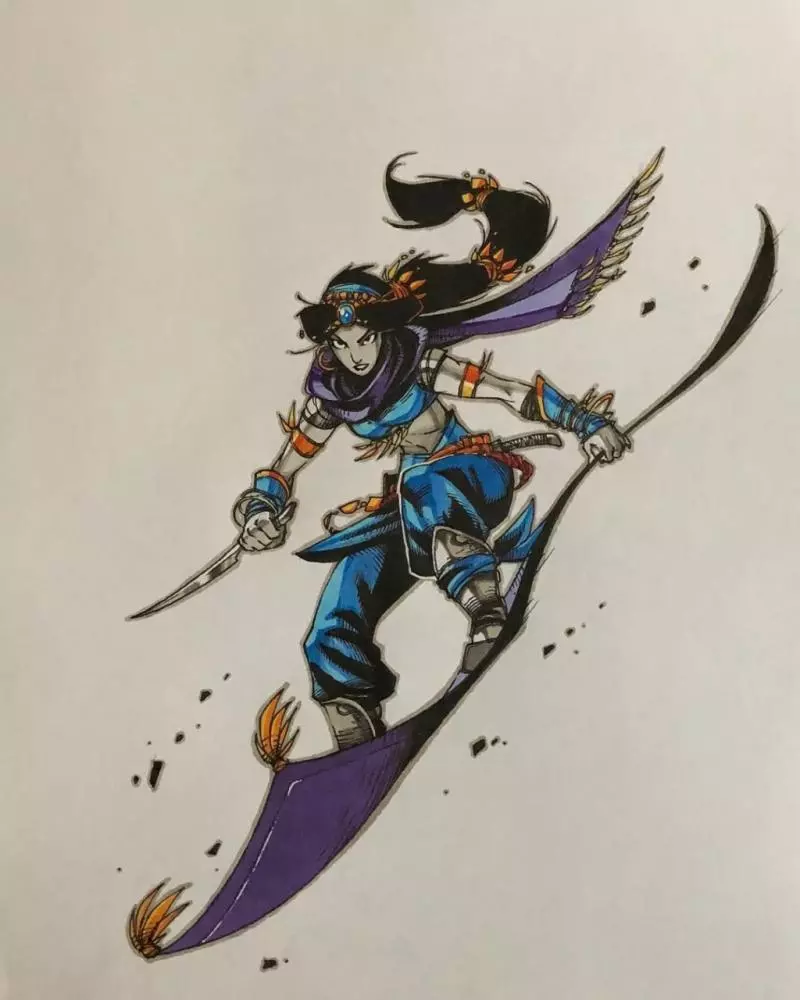 王子掰掰!畫家把「迪士尼公主變戰士」 灰姑娘捏碎玻璃鞋太帥啦