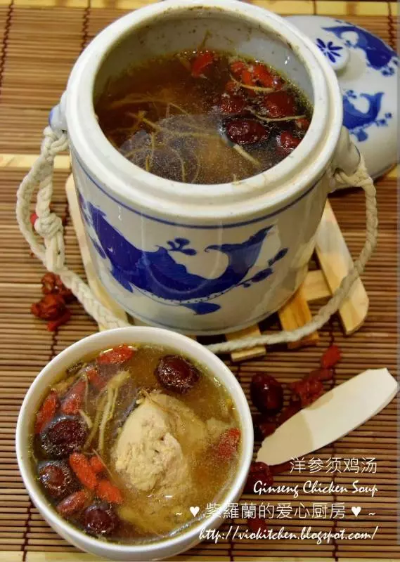 炎熱的天氣,來碗洋參須雞湯 Ginseng Chicken Soup 清熱下火,胃口都會好一些些,而且滋補哦!!!