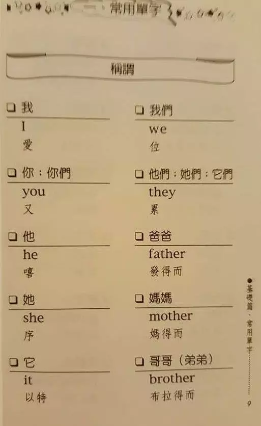 網友分享教人念「矮冬諾」的「台式獨創英語發音教科書」,媽媽的爆笑念法「以司 淚而」讓全網路笑到失智!