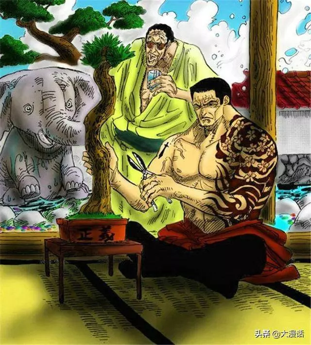 海賊王:赤犬隱瞞的秘密,紋身大有來頭,青雉知道1個