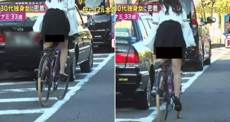 日本女星私生活公開!短裙+腳踏車 騎著騎著... 網友:好精彩