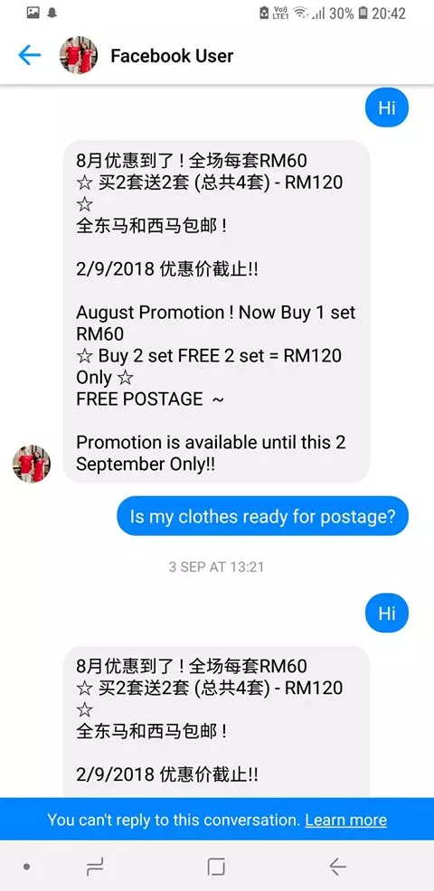 真的拖衰華人!專門在網上假賣新年衣真騙錢?等你bank in了立馬block你‼ 目前已經有多人中招!