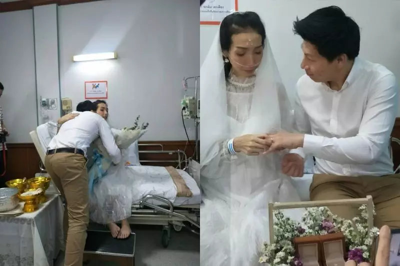 女友「病重不成人形」男友堅持病房完婚:「只想珍惜此刻…」引網鼻酸~ (內有視頻!)