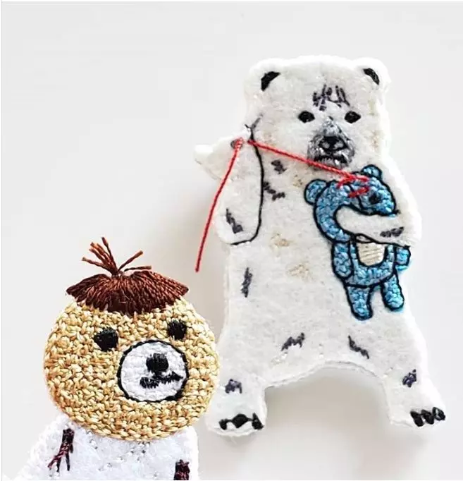 買面紙套上面是「噴鼻水的貓」 網瘋傳「不正經動物刺繡」:超ㄎㄧㄤ啦~