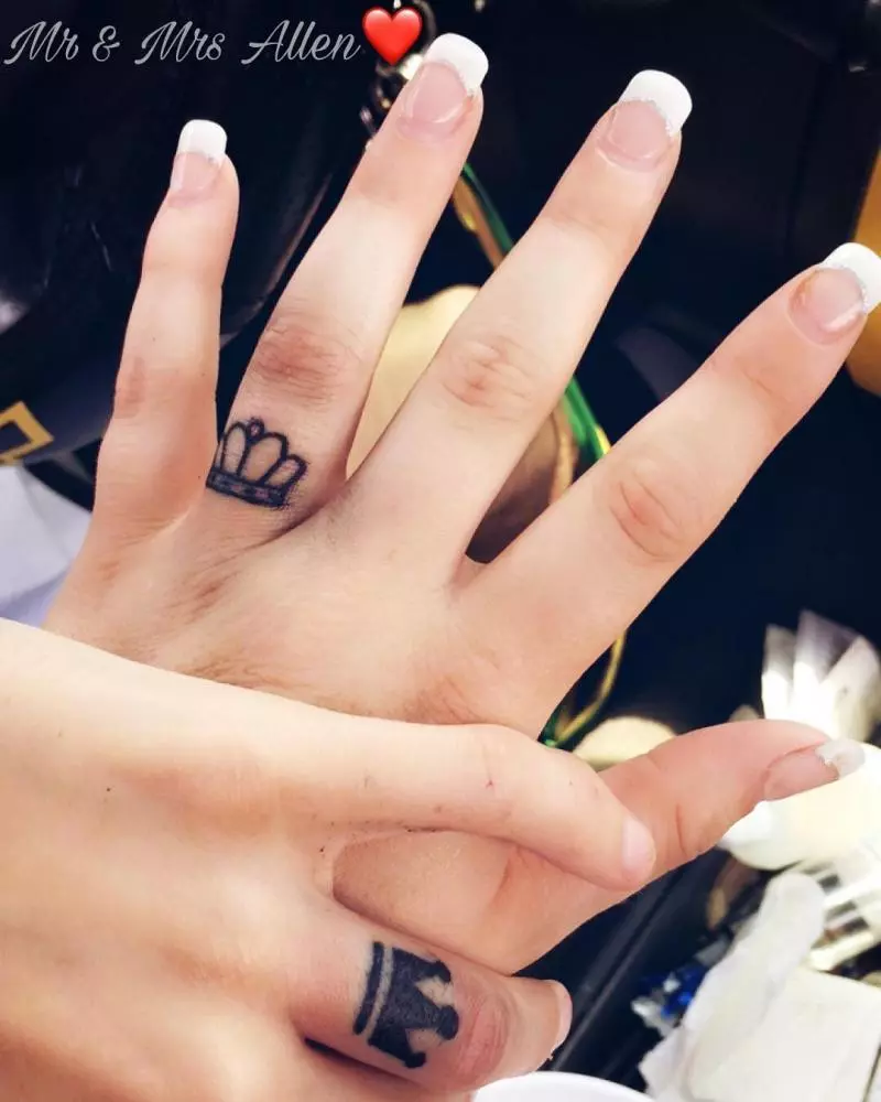 誰說結婚一定要婚戒?22對「用刺青代替婚戒」的霸氣情侶 你是鳥我是樹太浪漫~