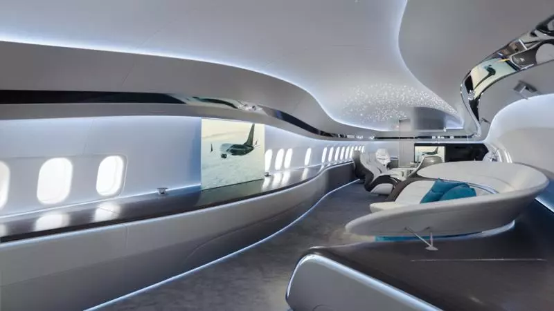 這架飛機外型沒有不同 但走進去驚見「移動式皇宮」超狂高科技臥室...而且有錢一定搭的到!