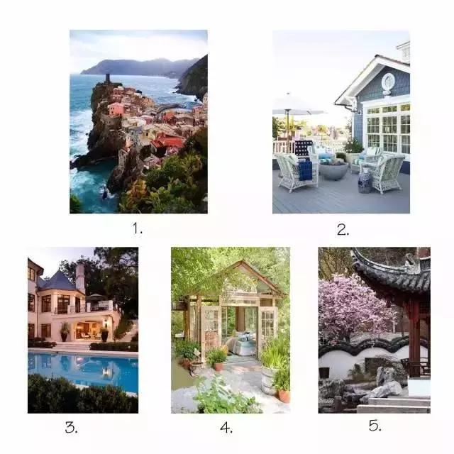 【測驗】5間房子你最想住哪一間? 一眼馬上測出你的「性格和家庭」